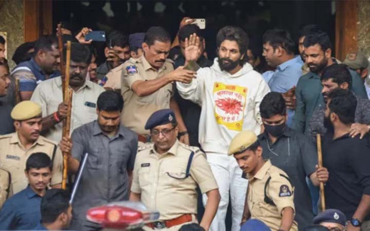 অন্তর্বর্তীকালীন জামিন পেলেন আল্লু অর্জুন